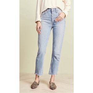 Agolde Riley high rise straight